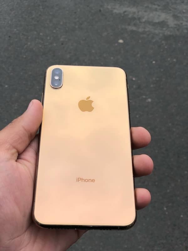 iphone xsmax 256 gb singal sim pta approved 1