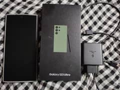 S23 ultra 12/256 GB Non pta Box+45 super fast charger+ original cable