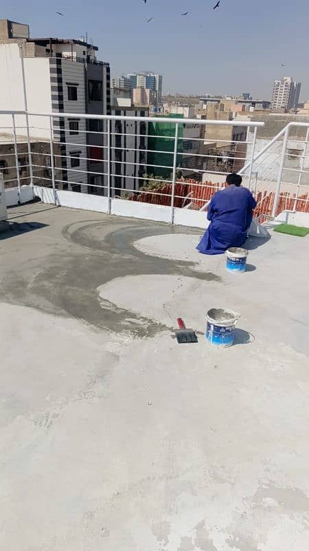 Bitumen Waterproofing, Roof Waterproofing Leakage & Seepage Repairing 6