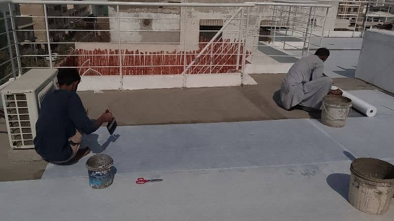 Bitumen Waterproofing, Roof Waterproofing Leakage & Seepage Repairing 10