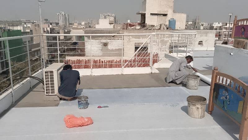 Bitumen Waterproofing, Roof Waterproofing Leakage & Seepage Repairing 11