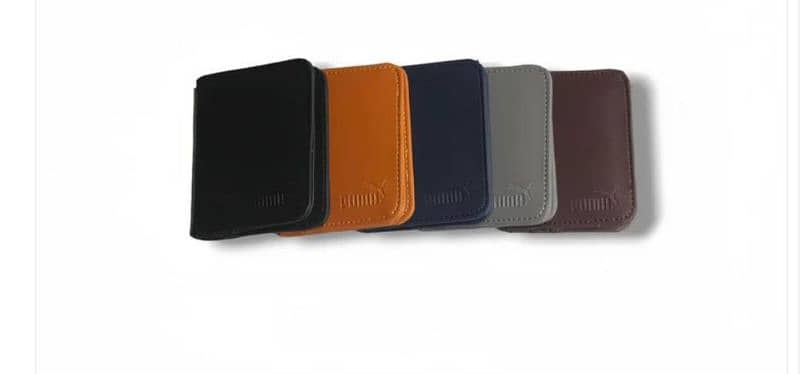 Men's multicolor Synthetik leather Bi-folled wallet 1