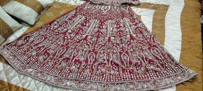 barat bridal lehenga just one time used 4 hours