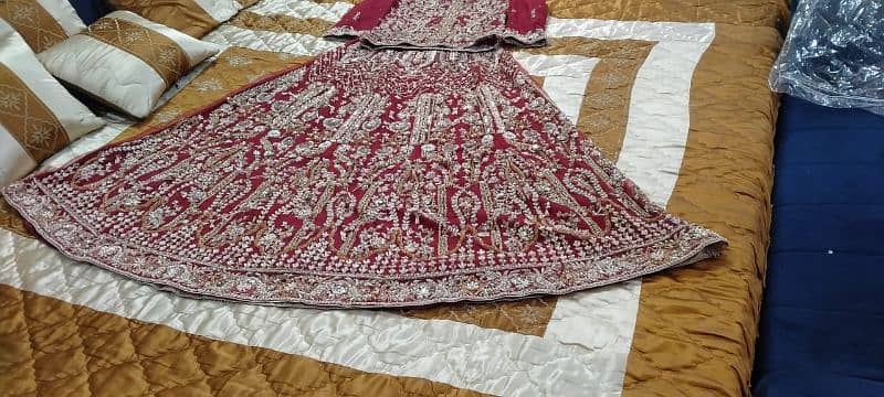 barat bridal lehenga just one time used 4 hours 1