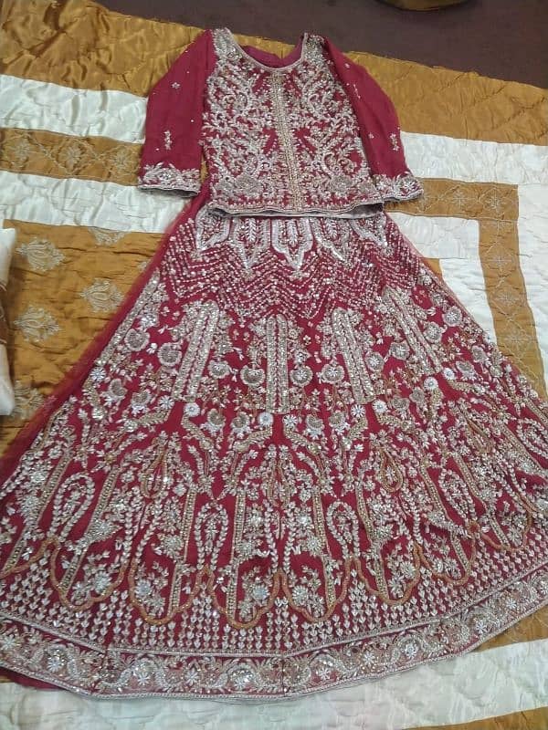 barat bridal lehenga just one time used 4 hours 7