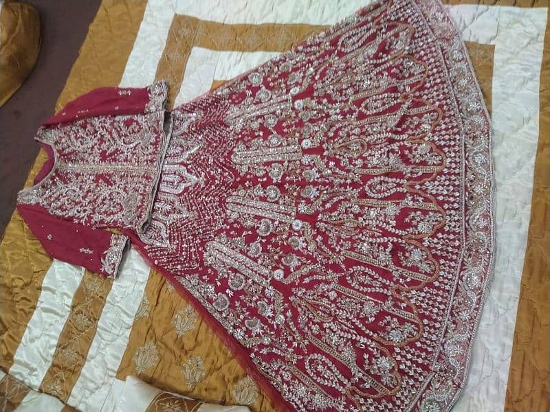 barat bridal lehenga just one time used 4 hours 9