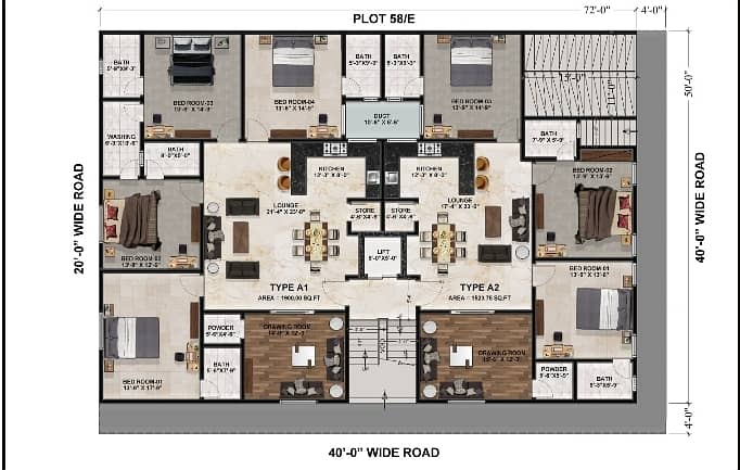 3 Bed Dd Ground Floor West Open 3