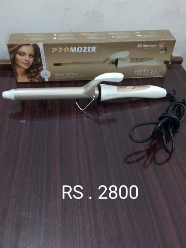 different types hair straighteners . New and Used . 0320-4671404 4