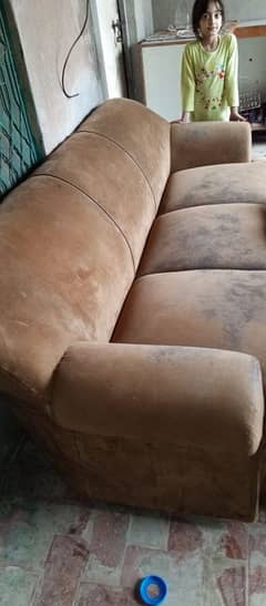 5 Seater wooden sofa for sale