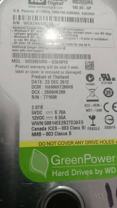 2 TB PC Hard Disk 100%