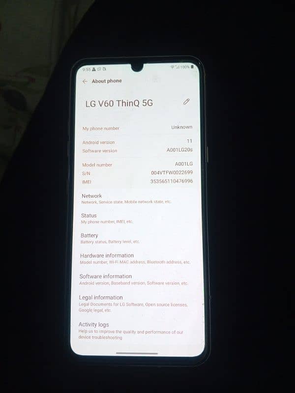 Lg V60 And Tecno Spark 20 8+256GB Exchange With Good Official Pta Apro 0