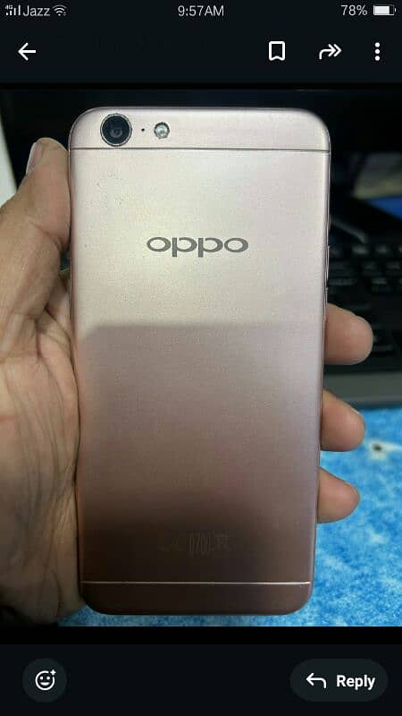 oppo a57 bilkul 4/64 Gb ha front finger print ha bohat fast good mobil 0