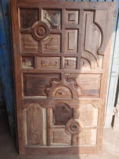 wooden doors made with rosewood(شیشم) new design