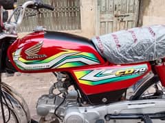 Honda CD 70 motorcycle for sale model 2023 03708340134//03290347338