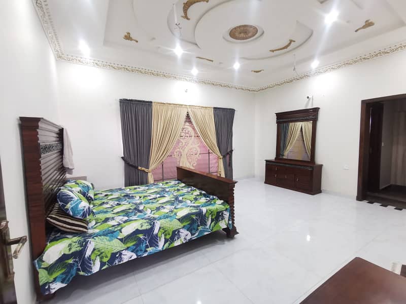 25 Marla Vip Fully Furnished Brand New House For Rent Canal Park Society Area Boundary Wall Canal Road Faisalabad 7