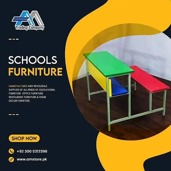 School Furniture - Kids Furniture - Study Furniture - Desk Benches 10