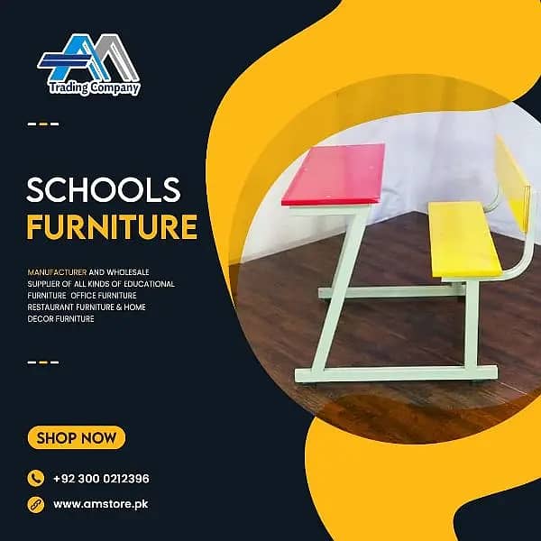 School Furniture - Kids Furniture - Study Furniture - Desk Benches 11