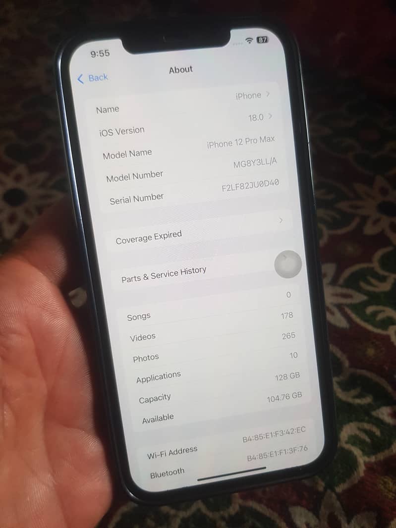 i phone 12 pro max 128gb non pta urgel sale 4