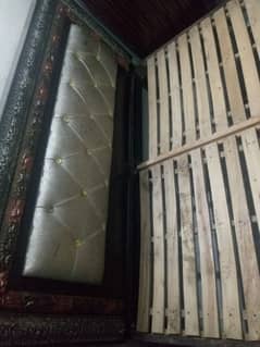 A bed for urgent sale with mattress