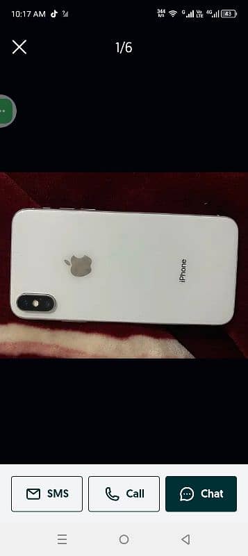 iphone x non PTA 256gb all okay ha battery. health 77 0