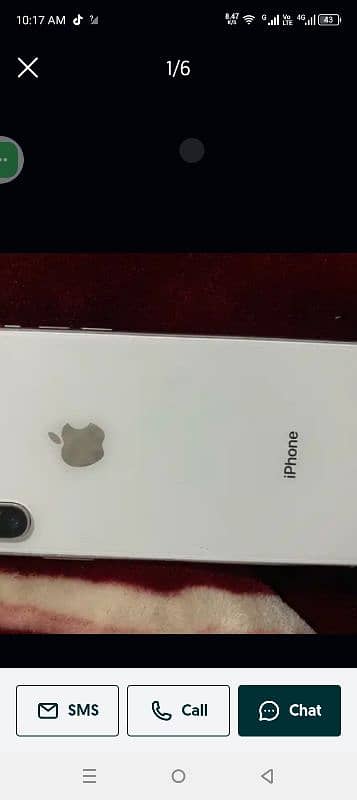 iphone x non PTA 256gb all okay ha battery. health 77 1