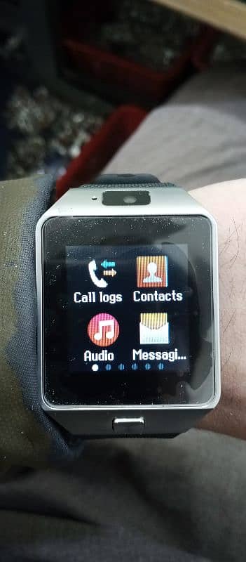 Smart watch With BOX and Charger Sim Supported With 8GB SD Card Free 1