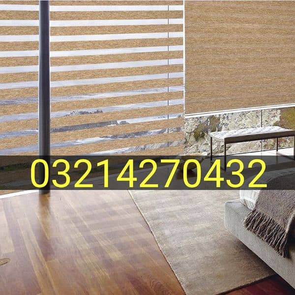 Roller zebra wooden vertical curtains window blinds Best prices. 1