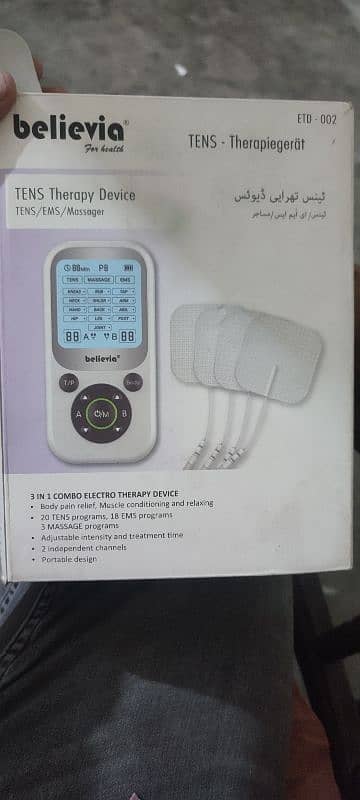 Tens therapy device 3 in 1 0