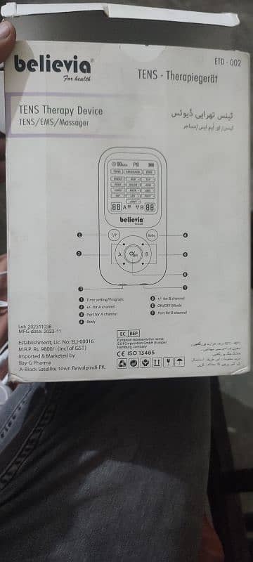 Tens therapy device 3 in 1 5