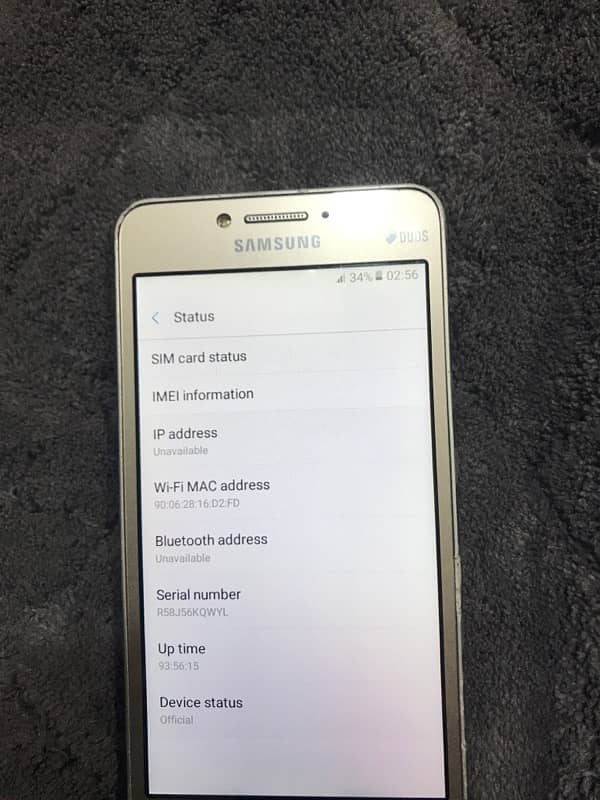 Samsung grand prime plus original Official pta approved golden colour 6