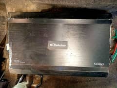 pioneer 4 channels amplifier with boosted speaker