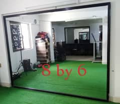 gym mirrors in aluminium fram