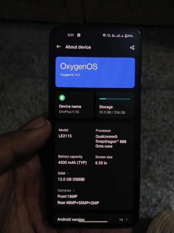 OnePlus 9.12/256 4