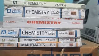 Complete A levels past papers  of science subjects along with notes