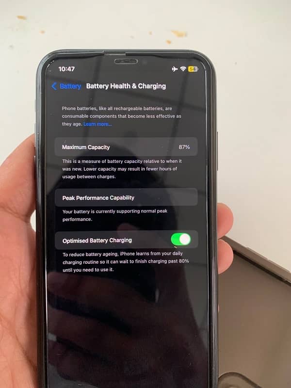 iphone xr 87 health no damage 03449418883 4