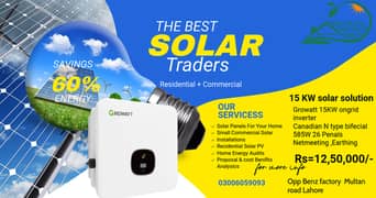 solar solution/on grid inverter/growatt inverter/solar system