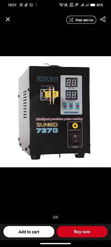 SUNKKO 737G Battery Spot Welder Machine Lithium Battery Spot Welding 2