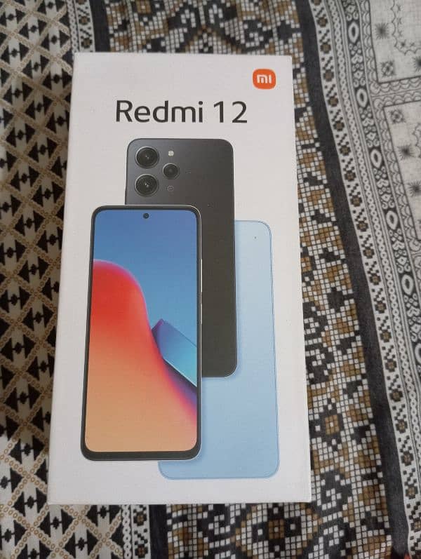 redmi 12 16/256gb 10/9 condition good battery timing no open repair 7