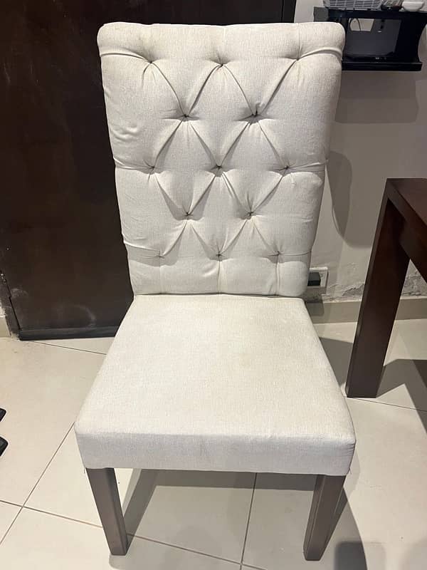 Dining Chairs brand new condition 1