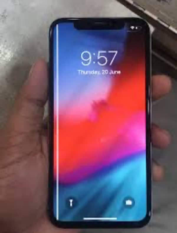 iPhone X line lcd 0