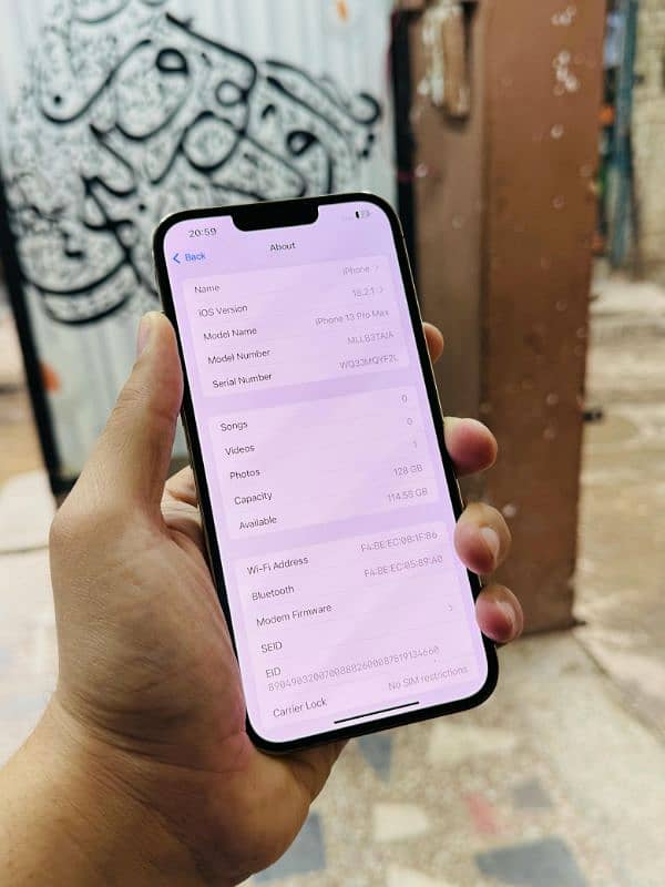 iphone 13 Pro 128GB PTA Approved 95 Health 8