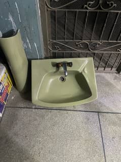 washroom wash Basin with tap imported