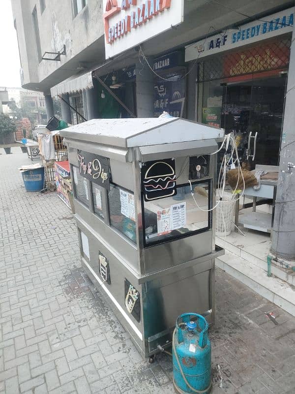 Burger Shawarma Counter For Sale 4