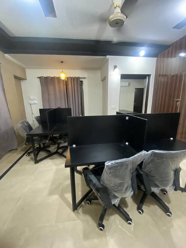 Furnished Office for Rent in Architect Society for (Call center + Software house + Marketing Office & Other Setup as You Want) 7