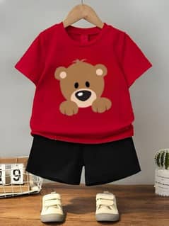 beautiful boys stitched cotton t shirts and shorts for summer