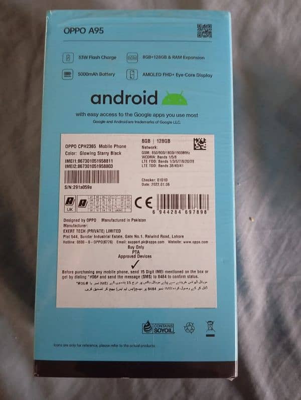 Genuine Oppo A95 8GB/128GB Condition 10/10 7