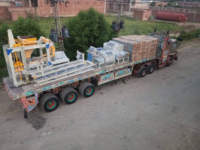 Pavers/Concrete Block/Tuff Tile/ Making Machine for Sale in Pakistan 4