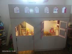 kids bed ( cubby house underneath)