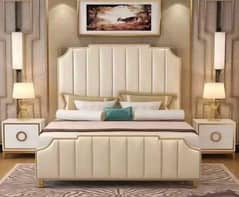 Double Bed - Bed Set - Side Table - Dressing - Poshish Bed For Sale