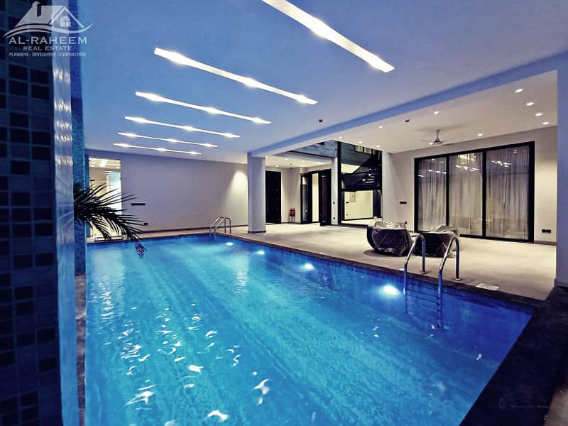 2 KANAL FULL BASEMENT SWIMMING POOL THEATER STUDY GYM FURNISHED BRAND NEW 47